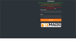 Desktop Screenshot of my.mads.hu