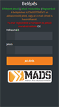 Mobile Screenshot of my.mads.hu